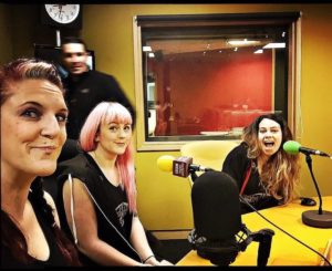 On the radio a few hours before we played NRG